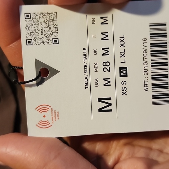 ZARA KNOTTED HALTER TOP VEST NWT BROWN SIZE MEDIUM - Picture 8 of 8